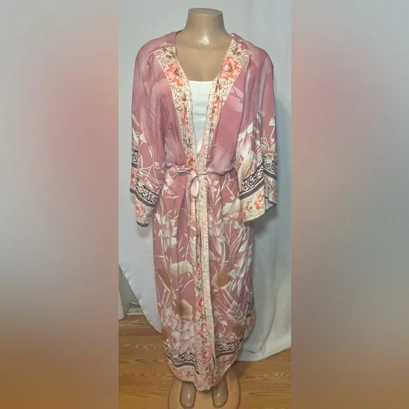 Floral Kimono Jacket - Picture 3 of 7